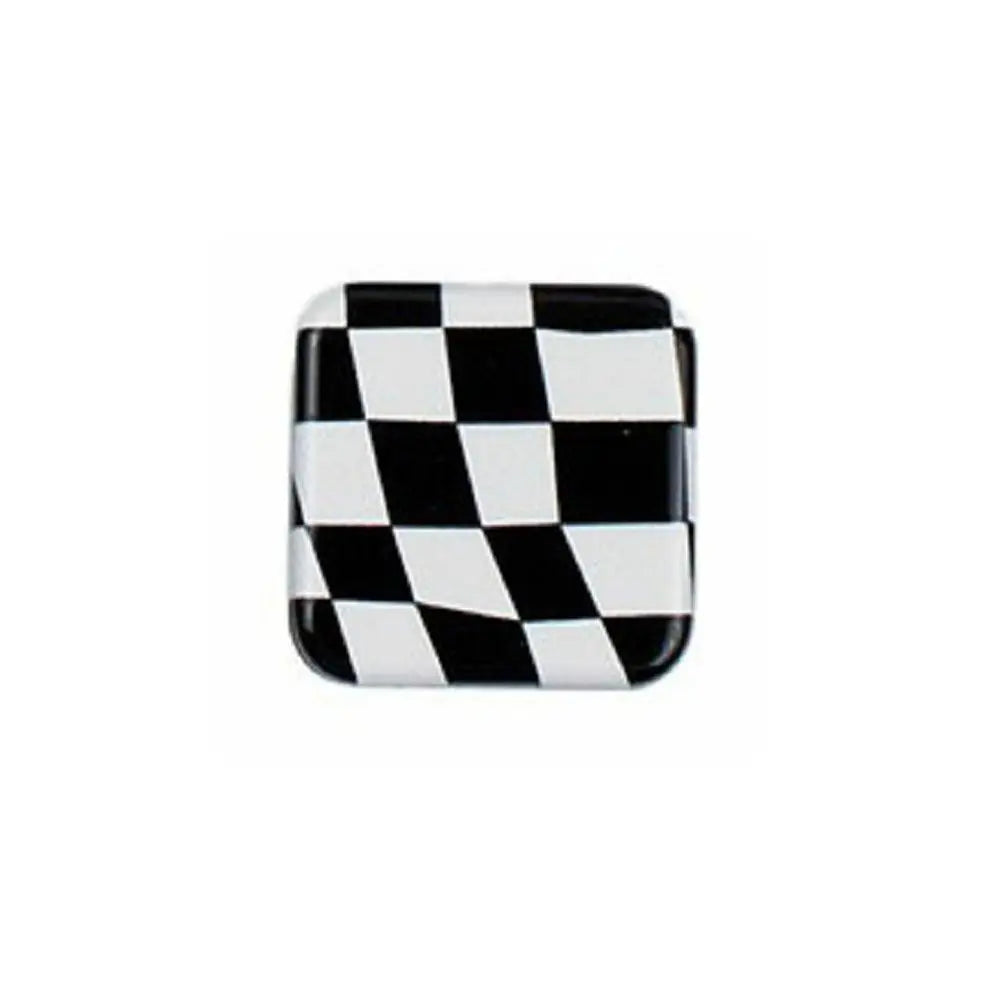 Plaid Checkerboard Folding Mirror – Portable Makeup Accessory for Travel