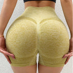 High Waist Gym Shorts – Push Up Cycling Leggings for Yoga and Fitness