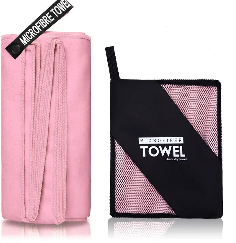 Microfiber Gym Towel – Silver Ion Odor-Free Absorbent Fabric for Workout