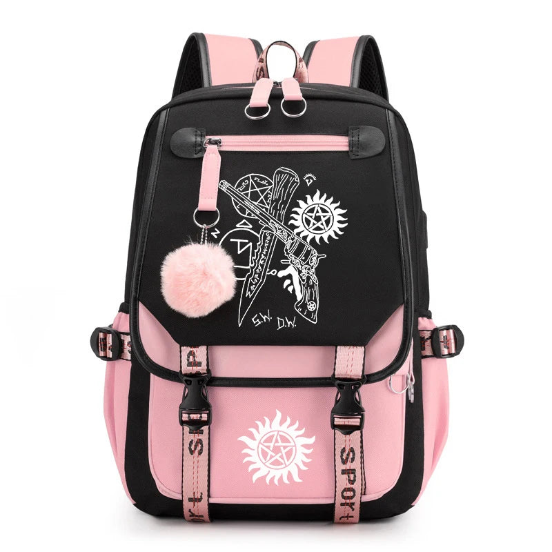Large Capacity Travel Backpack – Laptop School Bag for Men and Women