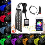 RGB LED Car Interior Light – Wireless Music Control for Auto Atmosphere