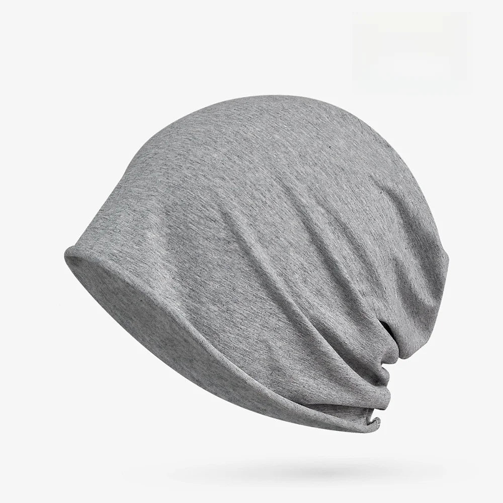 Cotton Sleep Cap – Breathable Unisex Headscarf for Nightwear and Hair Loss