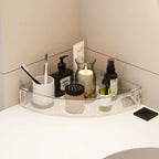 Multi-Layer Bathroom Storage Trolley – Transparent Space-Saving Rack for Home Organization