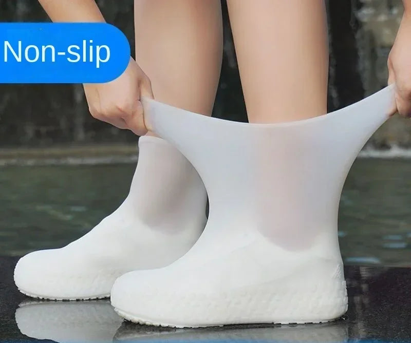 Silicone Waterproof Shoe Covers – Slip-Resistant Rain Gear for Outdoor Use