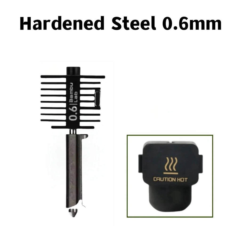 Hardened Steel Hotend Kit – High Speed 3D Printer Nozzle for Bambu Lab A1