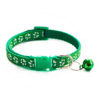 Printed Bell Pet Collar – Adjustable Safety Necklace for Cats and Small Dogs