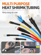Heat Shrink Tubing Kit – Waterproof Electric Wire Insulation for Cable Repair