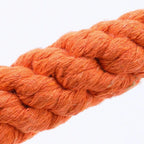 Braided Carrot Cotton Rope – Durable Molar Chew Toy for Puppy Teeth Cleaning