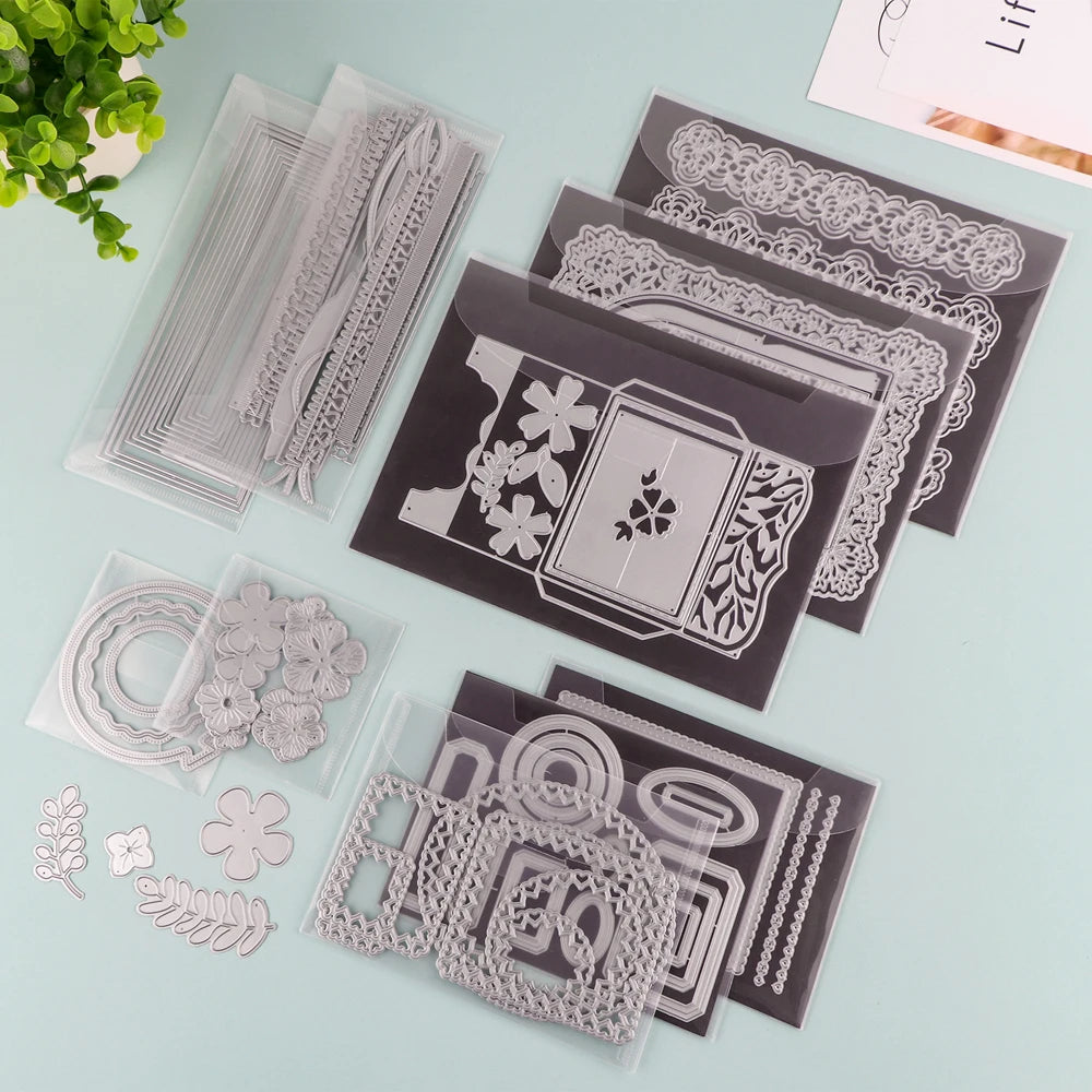 Plastic Stamp and Die Storage Pockets – Waterproof Sleeves for Crafting