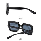 Rhinestone Square Sunglasses – UV400 Kids Eyewear for Outdoor Sun Protection