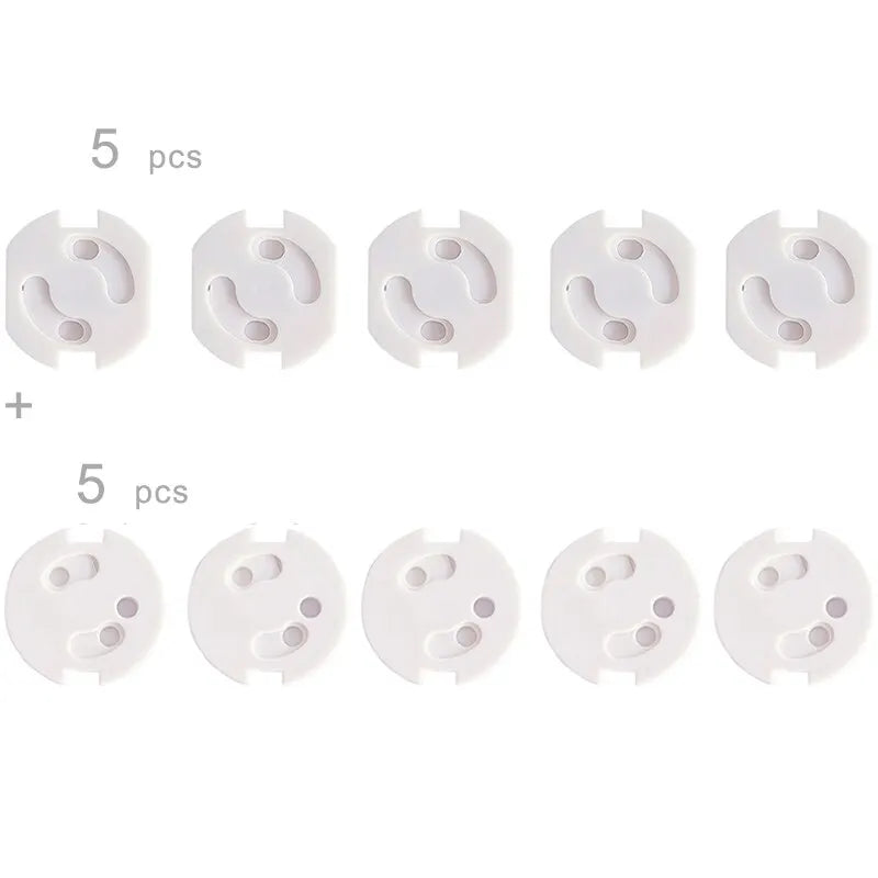 Plastic Electrical Socket Covers – Baby Proofing Outlet Protectors for Child Safety