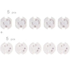Plastic Electrical Socket Covers – Baby Proofing Outlet Protectors for Child Safety