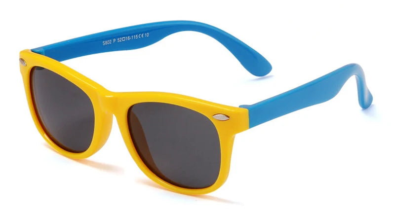 Silicone Kids Sunglasses – UV400 TR90 Goggles for Outdoor UV Protection