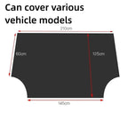 Magnetic Windshield Snow Cover – Waterproof Sun Shade for Winter Car Protection