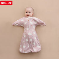 Cotton Baby Sleeping Bag – Anti-Shock Swaddle for Newborn Sleep