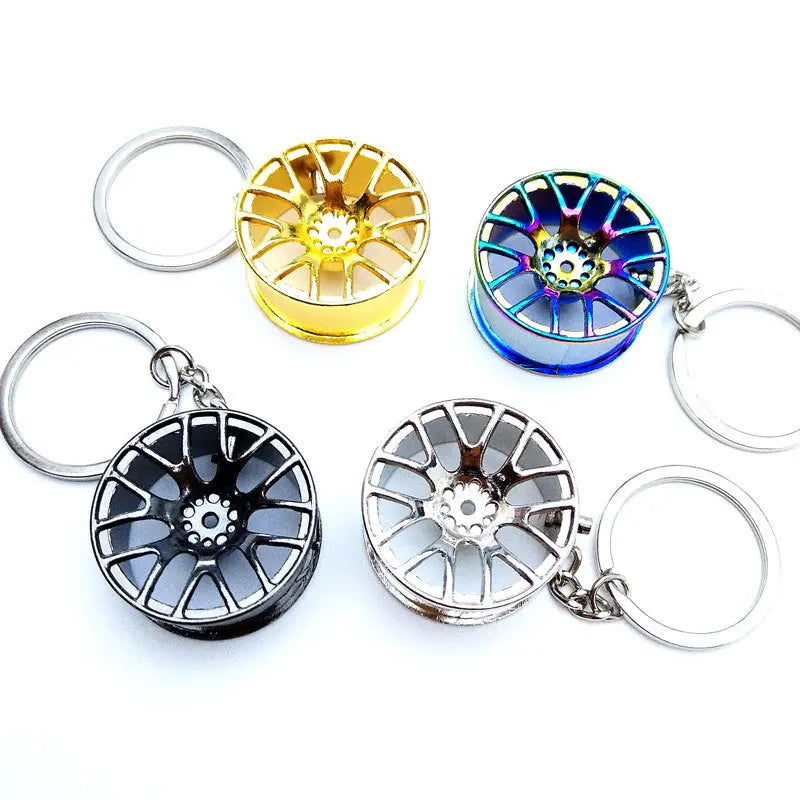 Metal Vernier Caliper Keychain – Miniature Bottle Opener for Car Accessories