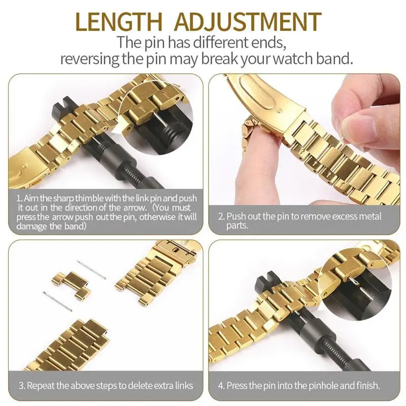 Stainless Steel Watch Band – Replacement Metal Bracelet for Huawei Watch GT4