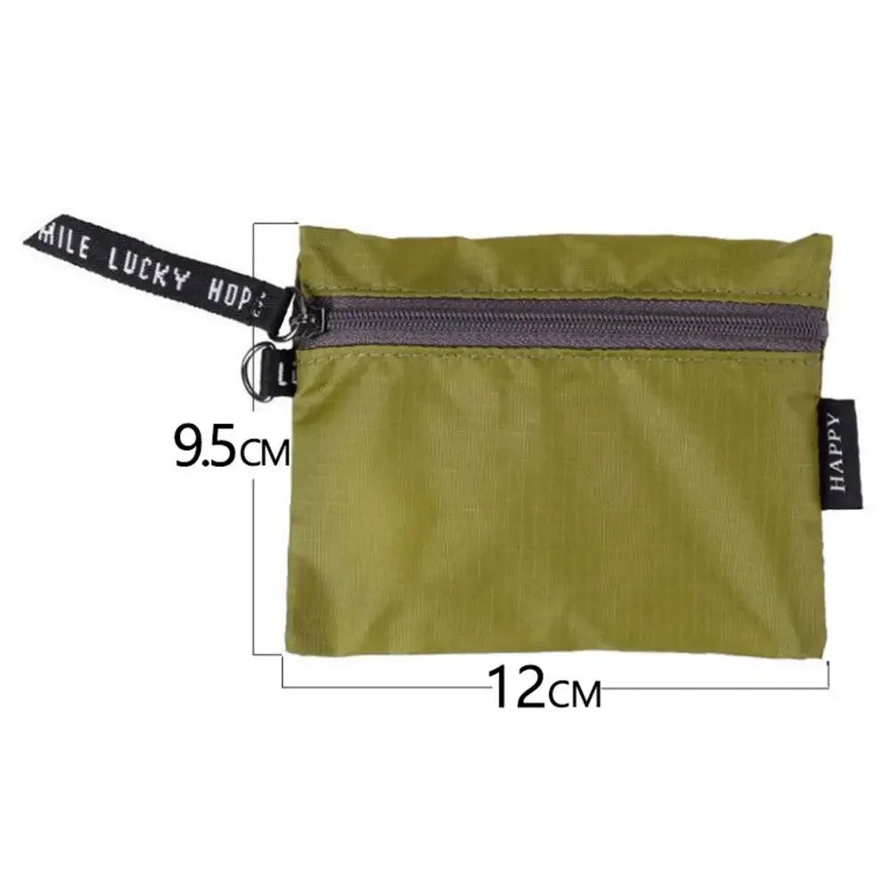 Waterproof Zipper Storage Pouch – Portable Organizer for Travel and Outdoor Hiking