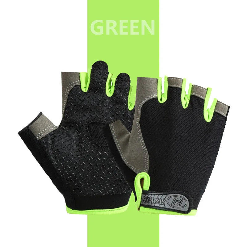 Half Finger Sport Gloves – Breathable Anti-Slip for Cycling and Gym