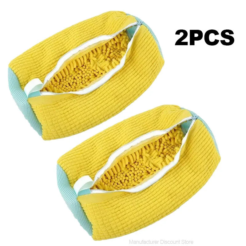 Padded Mesh Shoe Laundry Bag – Protective Sneaker Wash Net for Machine Cleaning