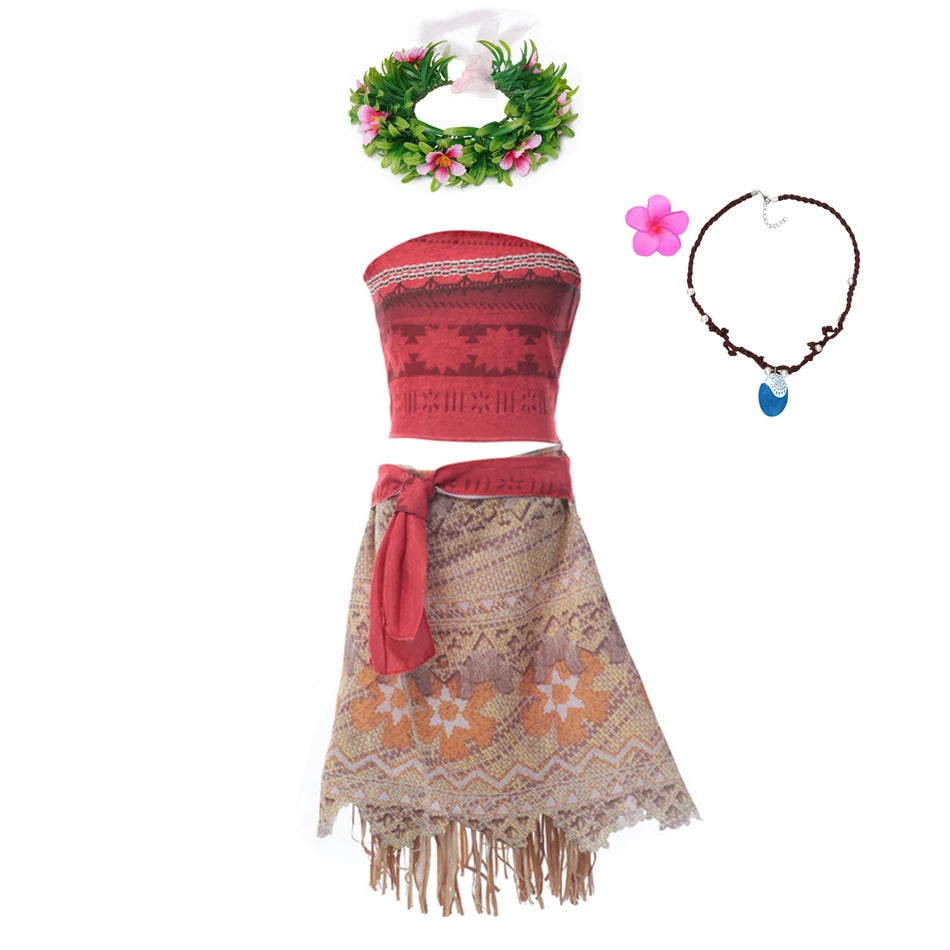 Princess Costume Dress – Kids Summer Cosplay Outfit for Party
