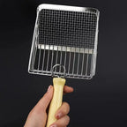 Stainless Steel Cat Litter Scoop – Long Handle Tool for Pet Waste Cleaning
