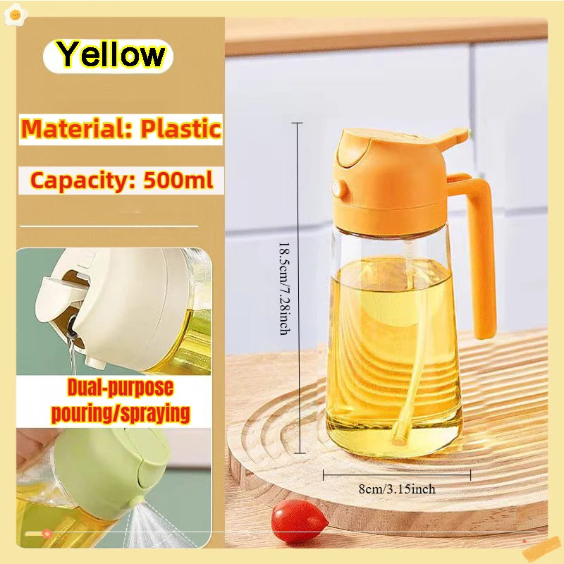 Oil Spray Bottle – Kitchen Vinegar Sprayer for BBQ Cooking and Baking