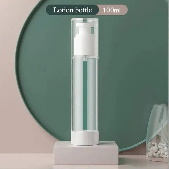 Vacuum Pump Travel Bottles – Refillable Containers for Toiletries and Lotions