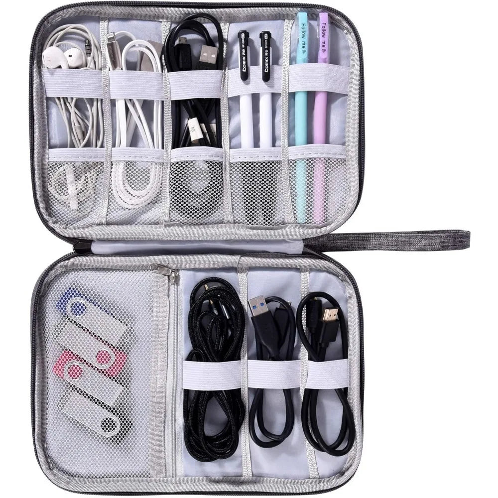 Waterproof Electronics Organizer – Travel Carrying Pouch for Tech Accessories