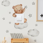 Animal Wall Decals – Self-Adhesive Nursery Stickers for Kids Bedroom Decor