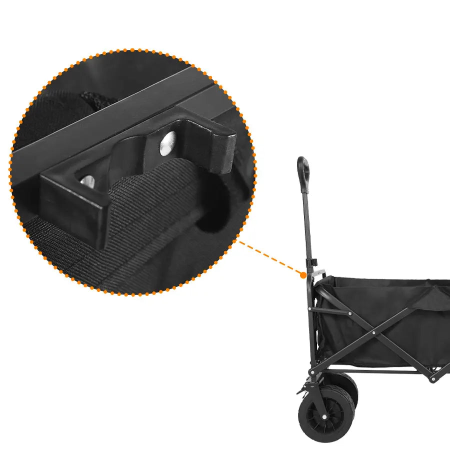 Collapsible Utility Wagon – Heavy Duty Folding Cart for Beach and Camping