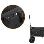 Collapsible Utility Wagon – Heavy Duty Folding Cart for Beach and Camping