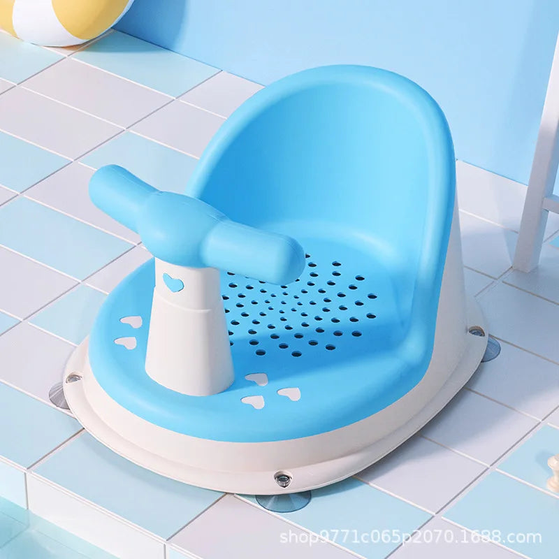 Portable Baby Shower Seat – Non-Slip Support Stand for Newborn Bathing