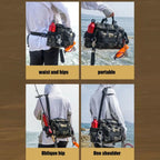 Portable Fishing Shoulder Bag – Rod Holder Storage for Outdoor Sports