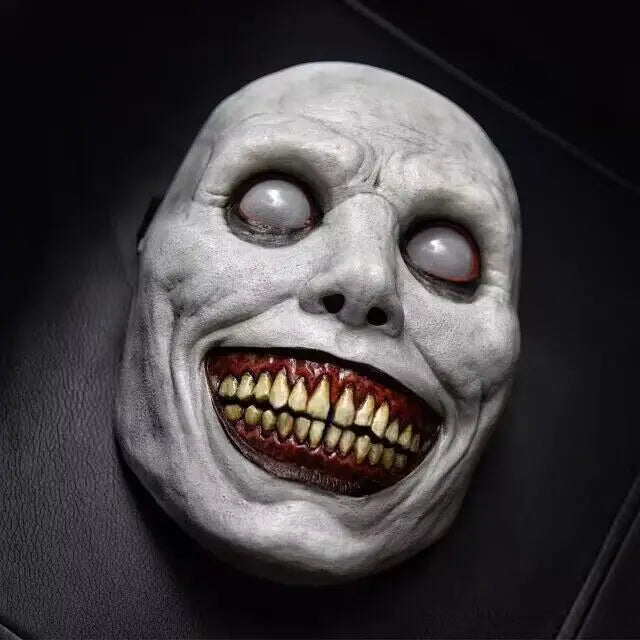 Latex Demon Horror Mask – Creepy Exorcist Prop for Halloween Cosplay