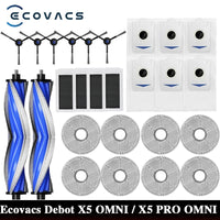 Robot Vacuum Replacement Kit – Dust Bags and Brushes for Ecovacs X5 OMNI