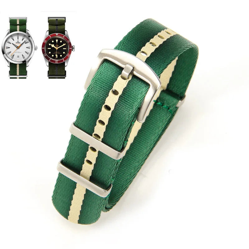 Nylon Watch Strap – 20mm 22mm Sport Band for Omega Seiko Rolex