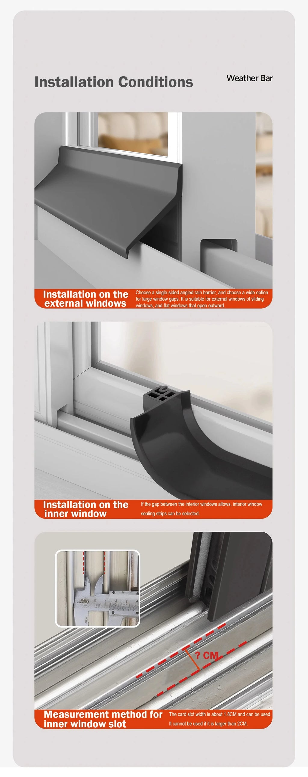 Aluminum Window Water Deflector – Weatherproof Flashing Strip for Home
