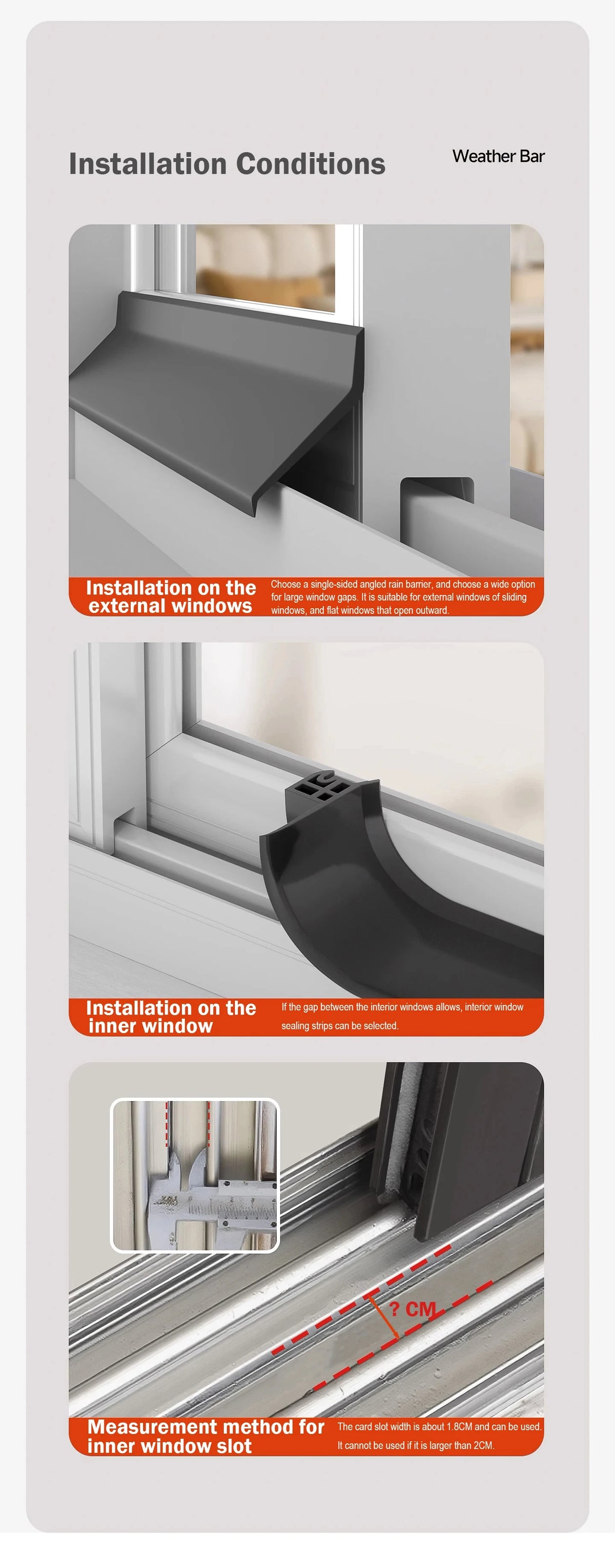 Aluminum Window Water Deflector – Weatherproof Flashing Strip for Home