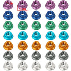 Aluminum Alloy Flange Lock Nut M4 – Universal Parts for 1/10 RC Crawler