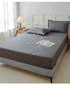 Waterproof Fitted Mattress Protector – Elastic Bed Cover for Home Bedding