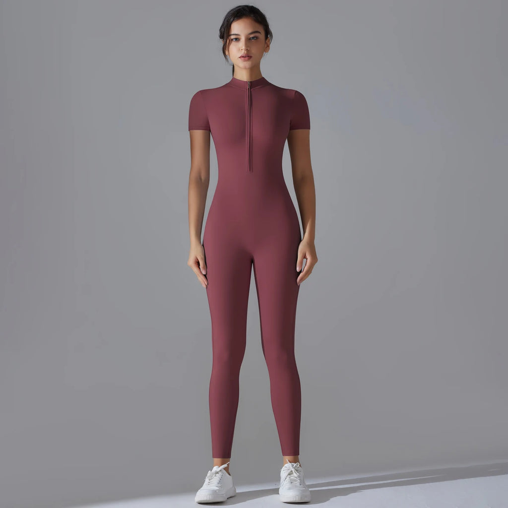 Women’s Fitness Bodysuit – Breathable Quick-Drying Fabric for Gym Workout