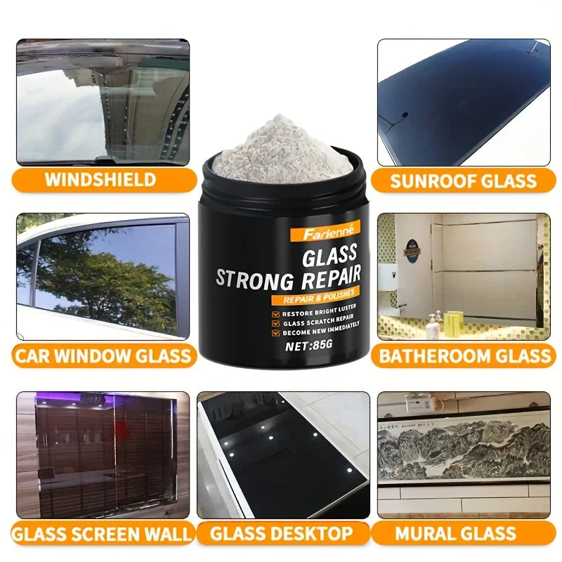 Glass Polishing Powder – Nanoscale Scratch Repair for Clear Surfaces