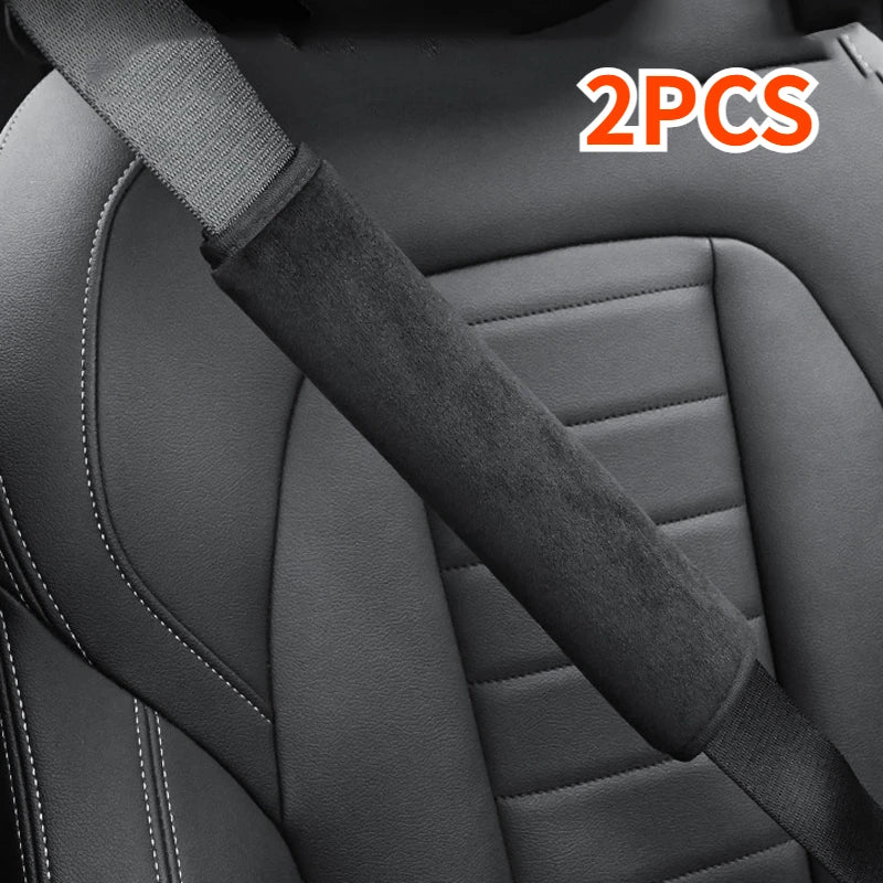 Adjustable Car Seat Belt Covers – Soft Shoulder Strap Pads for Driving Comfort