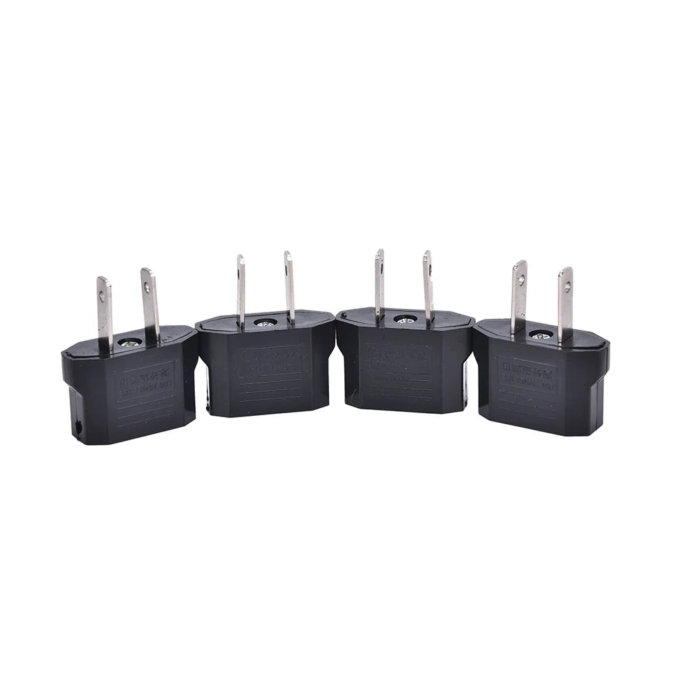 European to US Plug Adapter – Compact Travel Power Converter for International