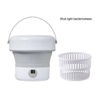 Portable Folding Washing Machine – Ultrasonic Mini Washer for Travel and Home