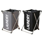 Large Foldable Laundry Basket – Waterproof Grid Organizer for Clothes and Toys