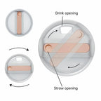 Silica Gel Replacement Lids – 40 Oz Leakproof Covers for Stanley Quencher Tumbler