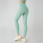 High Waisted Yoga Leggings – Naked Feel Fitness Pants for Gym and Running