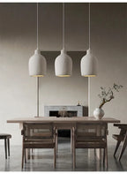 Wabi Sabi LED Chandelier – Modern Minimalist Pendant Light for Dining Room